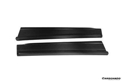 Faldones laterales de fibra de carbono seco estilo Lamborghini URUS TC Carbonado 2018-2022