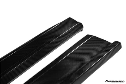 Faldones laterales de fibra de carbono seco estilo Lamborghini URUS TC Carbonado 2018-2022