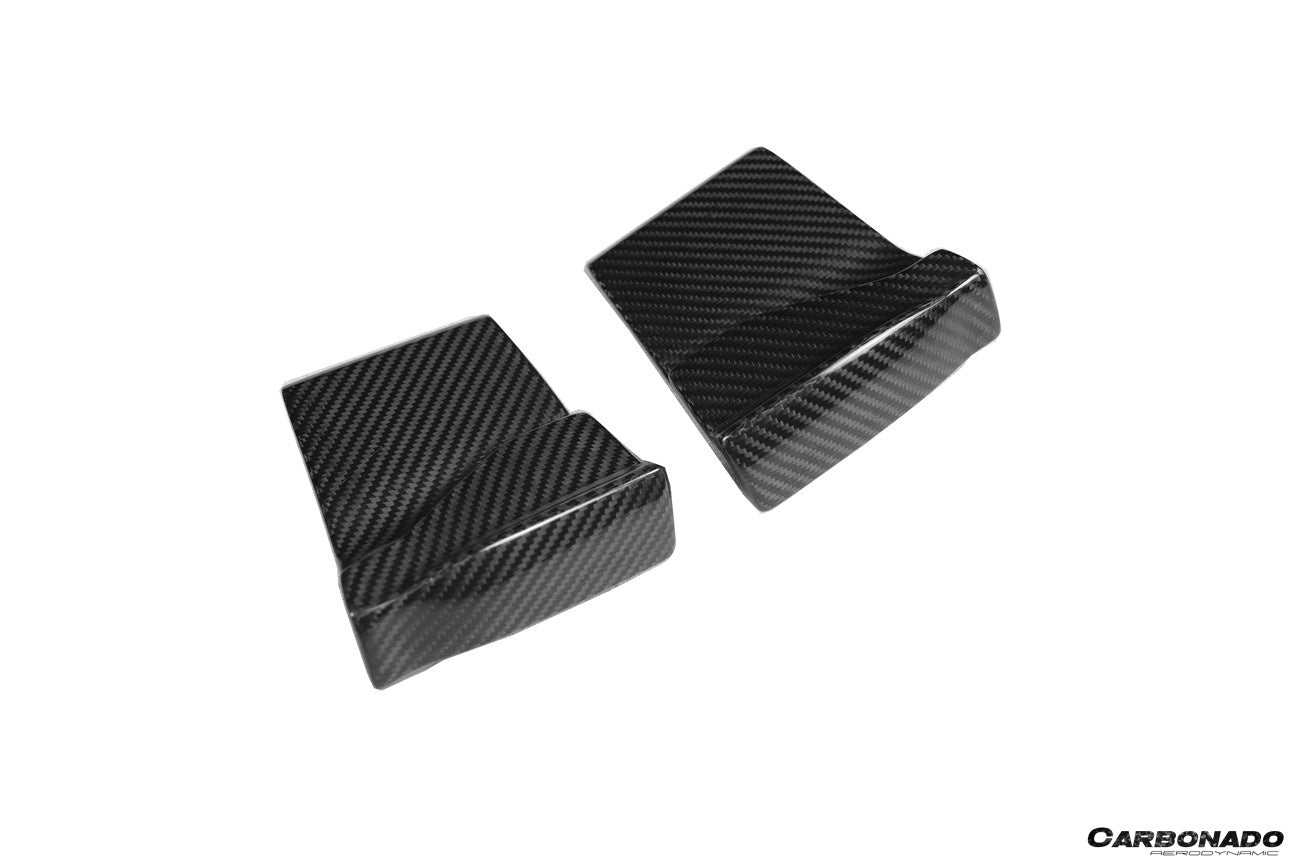 Faldones laterales de fibra de carbono seco estilo Lamborghini URUS TC Carbonado 2018-2022