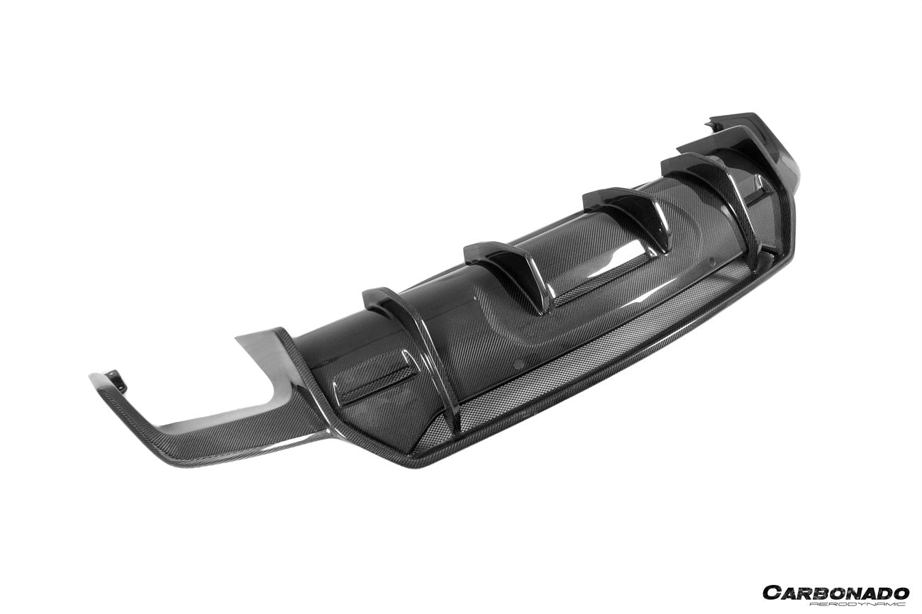 Difusor trasero de fibra de carbono estilo Lamborghini URUS VRS Carbonado 2018-2022
