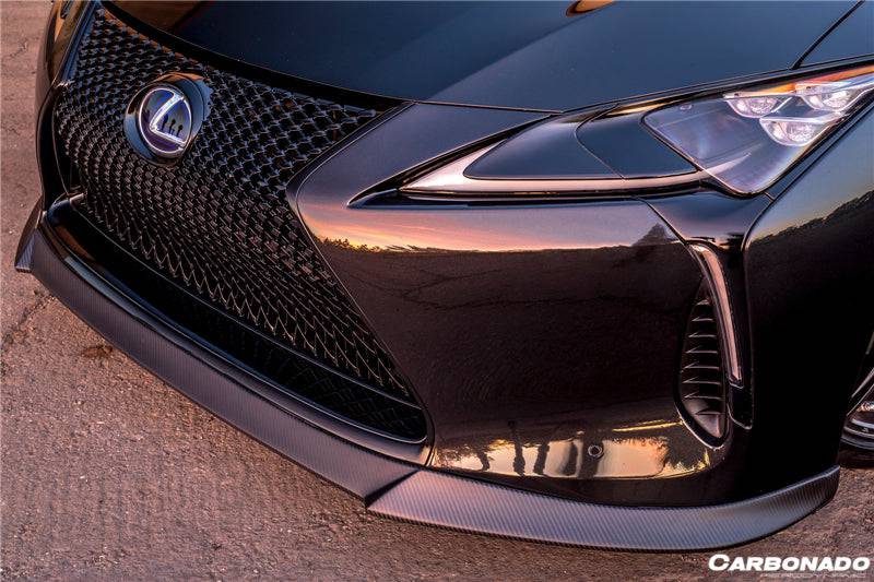 Carbonado 2017-2021 Lexus LC500 LC500H V-LC VRS Style Carbon Fiber Front Lip