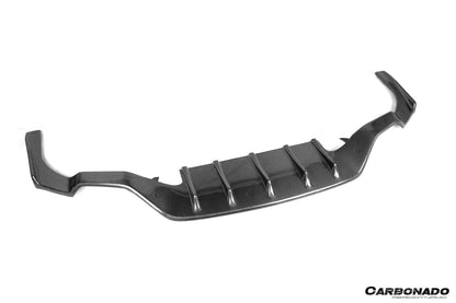 Difusor trasero de fibra de carbono estilo Lexus RC F LX Carbonado 2015-2018