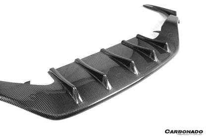 Difusor trasero de fibra de carbono estilo Lexus RC F LX Carbonado 2015-2018