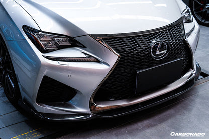 Labio delantero de fibra de carbono estilo Lexus RC F AG Carbonado 2015-2018