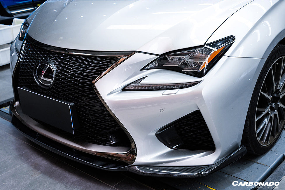 Labio delantero de fibra de carbono estilo Lexus RC F AG Carbonado 2015-2018