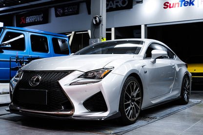 Labio delantero de fibra de carbono estilo Lexus RC F AG Carbonado 2015-2018