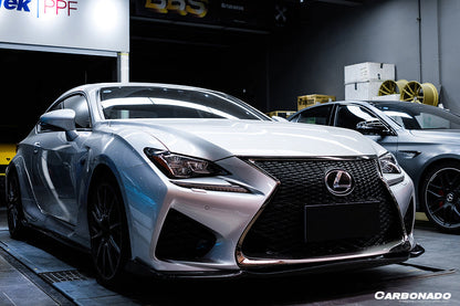 Labio delantero de fibra de carbono estilo Lexus RC F AG Carbonado 2015-2018