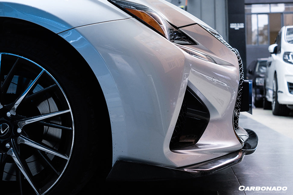 Labio delantero de fibra de carbono estilo Lexus RC F AG Carbonado 2015-2018