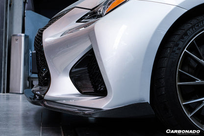 Labio delantero de fibra de carbono estilo Lexus RC F AG Carbonado 2015-2018
