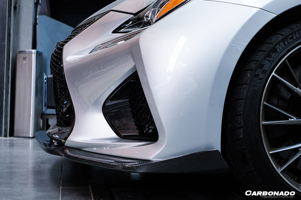 Labio delantero de fibra de carbono estilo Lexus RC F AG Carbonado 2015-2018