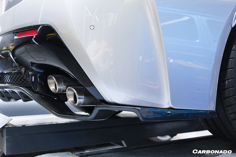 Difusor trasero de fibra de carbono estilo Lexus RC F LX Carbonado 2015-2018
