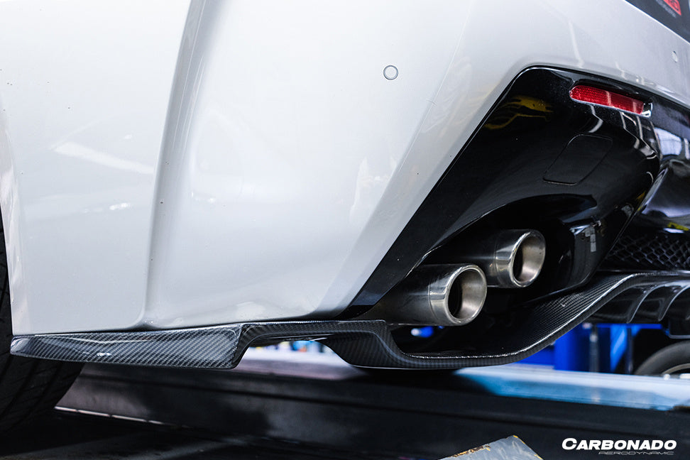 Difusor trasero de fibra de carbono estilo Lexus RC F LX Carbonado 2015-2018