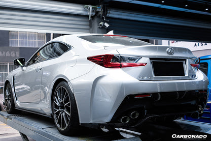 Difusor trasero de fibra de carbono estilo Lexus RC F LX Carbonado 2015-2018