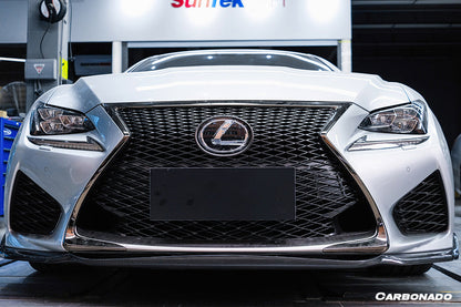 Labio delantero de fibra de carbono estilo Lexus RC F AG Carbonado 2015-2018