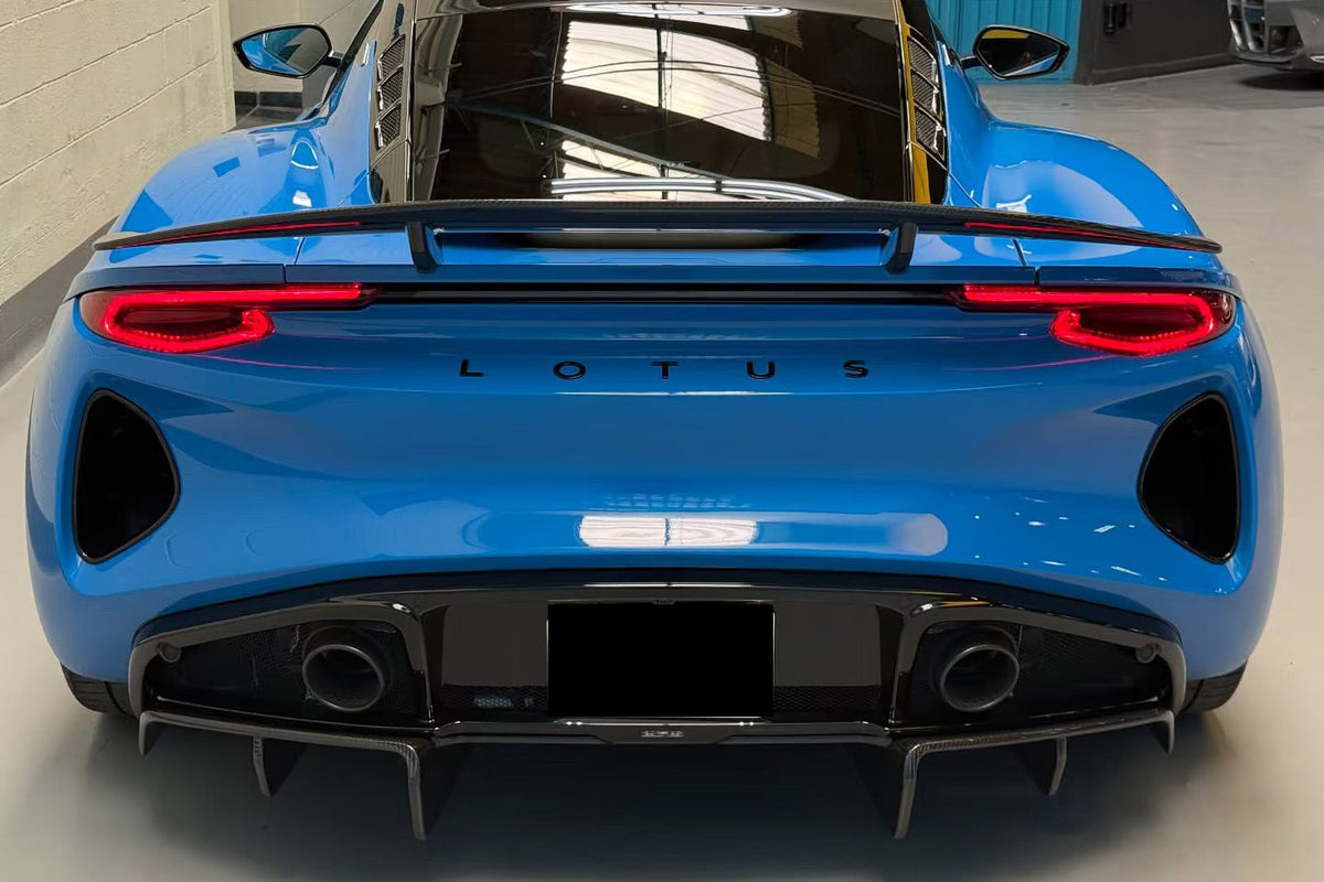 2021-2026 Lotus Autoclave Carbon Fiber Rear Diffuser Lip Carbonado (VX) Fits: Emira NYO (DRYCFEmira-MIW-VX-RD)