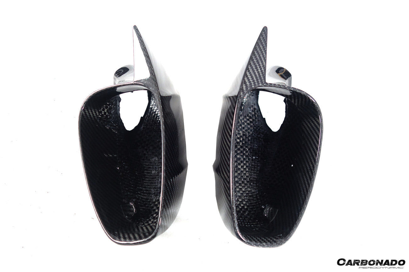 Carbonado 2020-2024 Maserati MC20 MSY Style DRY Carbon Fiber Mirror Housing Replacement