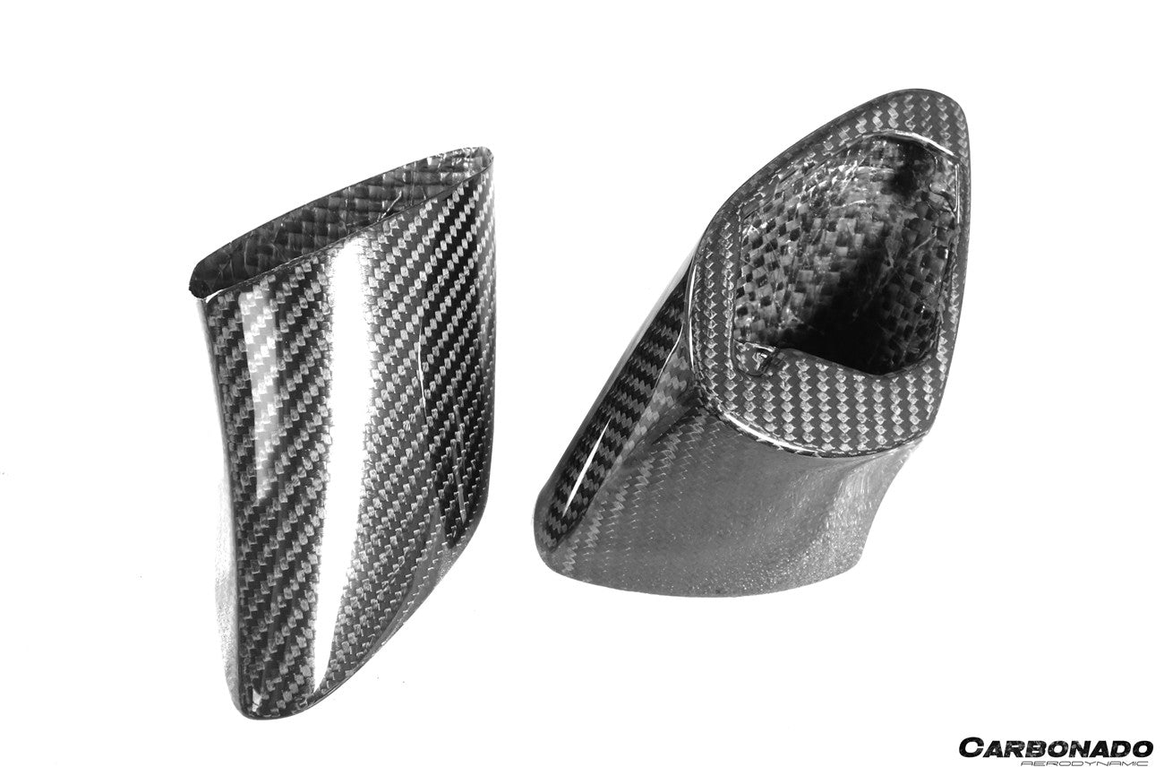 Carbonado 2020-2024 Maserati MC20 MSY Style DRY Carbon Fiber Mirror Housing Replacement