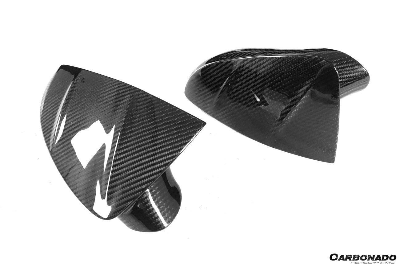 Carbonado 2020-2024 Maserati MC20 MSY Style DRY Carbon Fiber Mirror Housing Replacement