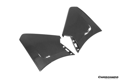 Carbonado 2018-2021 McLaren 600LT OEM Style Carbon Fiber front bumper side splitter