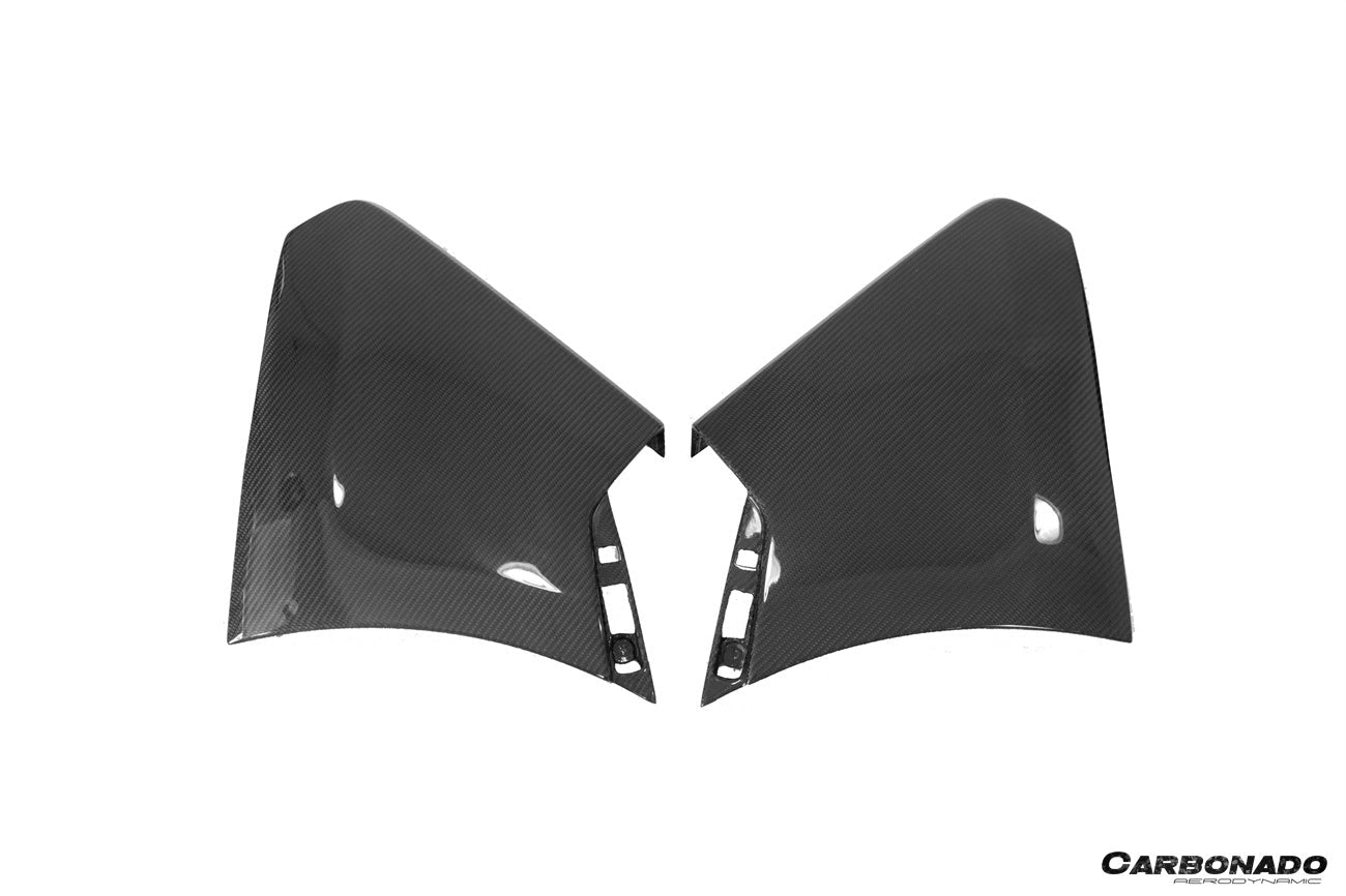 Carbonado 2018-2021 McLaren 600LT OEM Style Carbon Fiber front bumper side splitter
