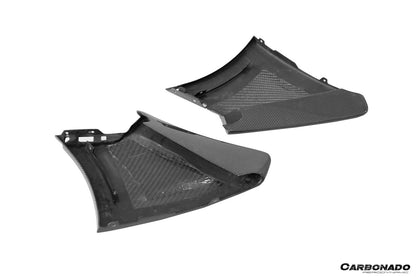 Carbonado 2018-2021 McLaren 600LT OEM Style Carbon Fiber front bumper side splitter