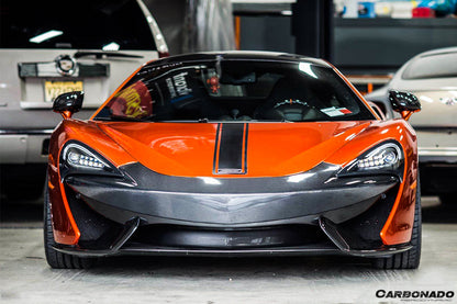 Carbonado Front Bumper Top Cover Replacement | 2015-2020 McLaren 600lt, 540c, 570s, 570gt