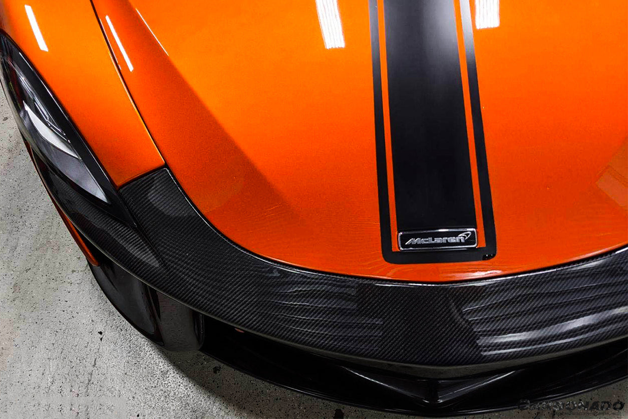 Carbonado Front Bumper Top Cover Replacement | 2015-2020 McLaren 600lt, 540c, 570s, 570gt