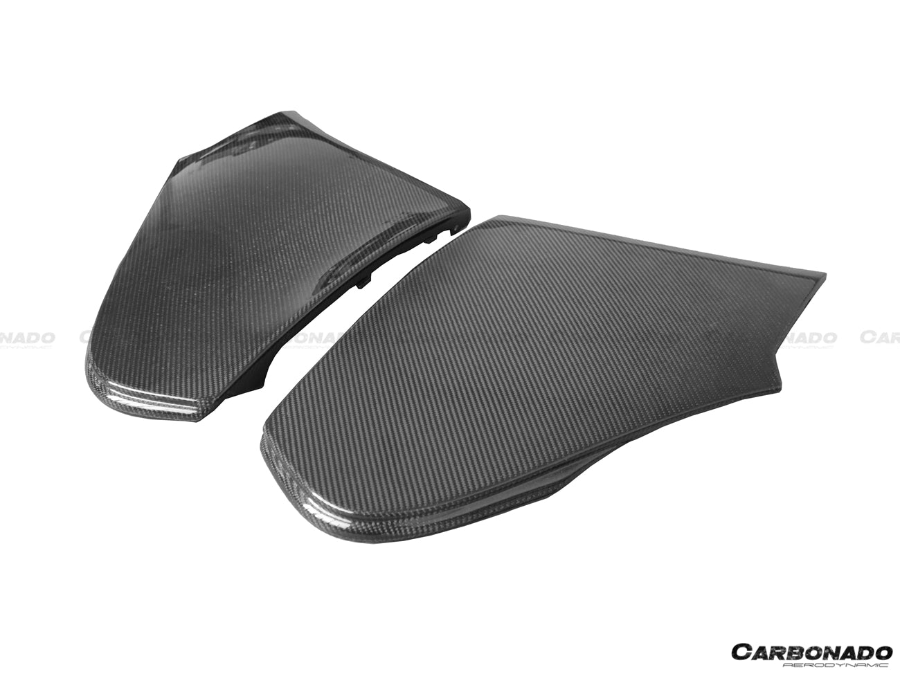 Carbonado Carbon Fiber Front Bumper Side Splitter | 2014-2017 McLaren 650S