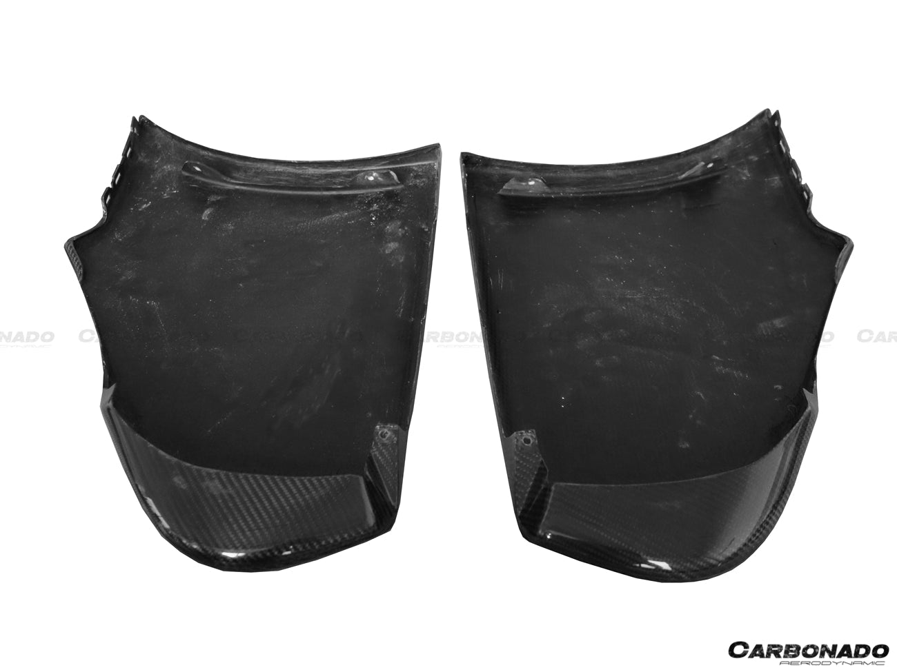 Carbonado Carbon Fiber Front Bumper Side Splitter | 2014-2017 McLaren 650S