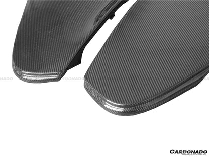 Carbonado Carbon Fiber Front Bumper Side Splitter | 2014-2017 McLaren 650S