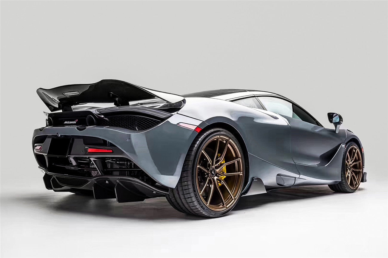 Carbonado VRS Style Autoclave Carbon Fiber Rear Diffuser Lip | 2017-2022 McLaren 720S Spider Coupe