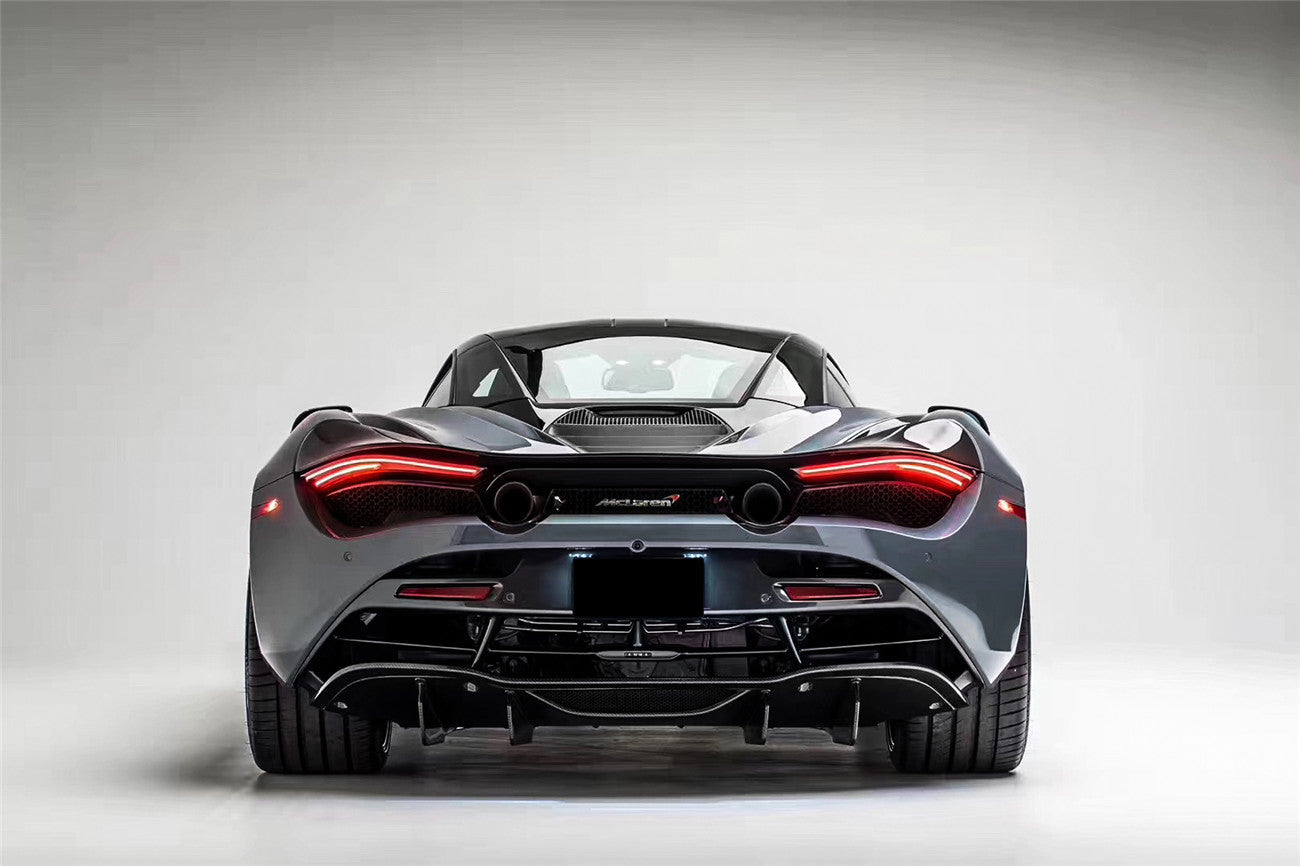 Carbonado VRS Style Autoclave Carbon Fiber Rear Diffuser Lip | 2017-2022 McLaren 720S Spider Coupe