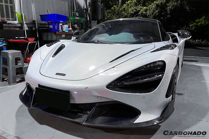 Carbonado VRS Style Autoclave Carbon Fiber Front Lip | 2017-2022 McLaren 720S Spider Coupe
