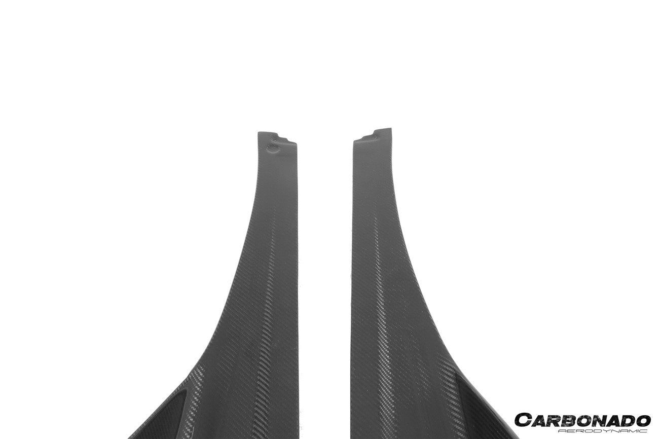 Faldones laterales de fibra de carbono estilo autoclave para el McLaren 720S Spider Coupé VRS Carbonado 2017-2022