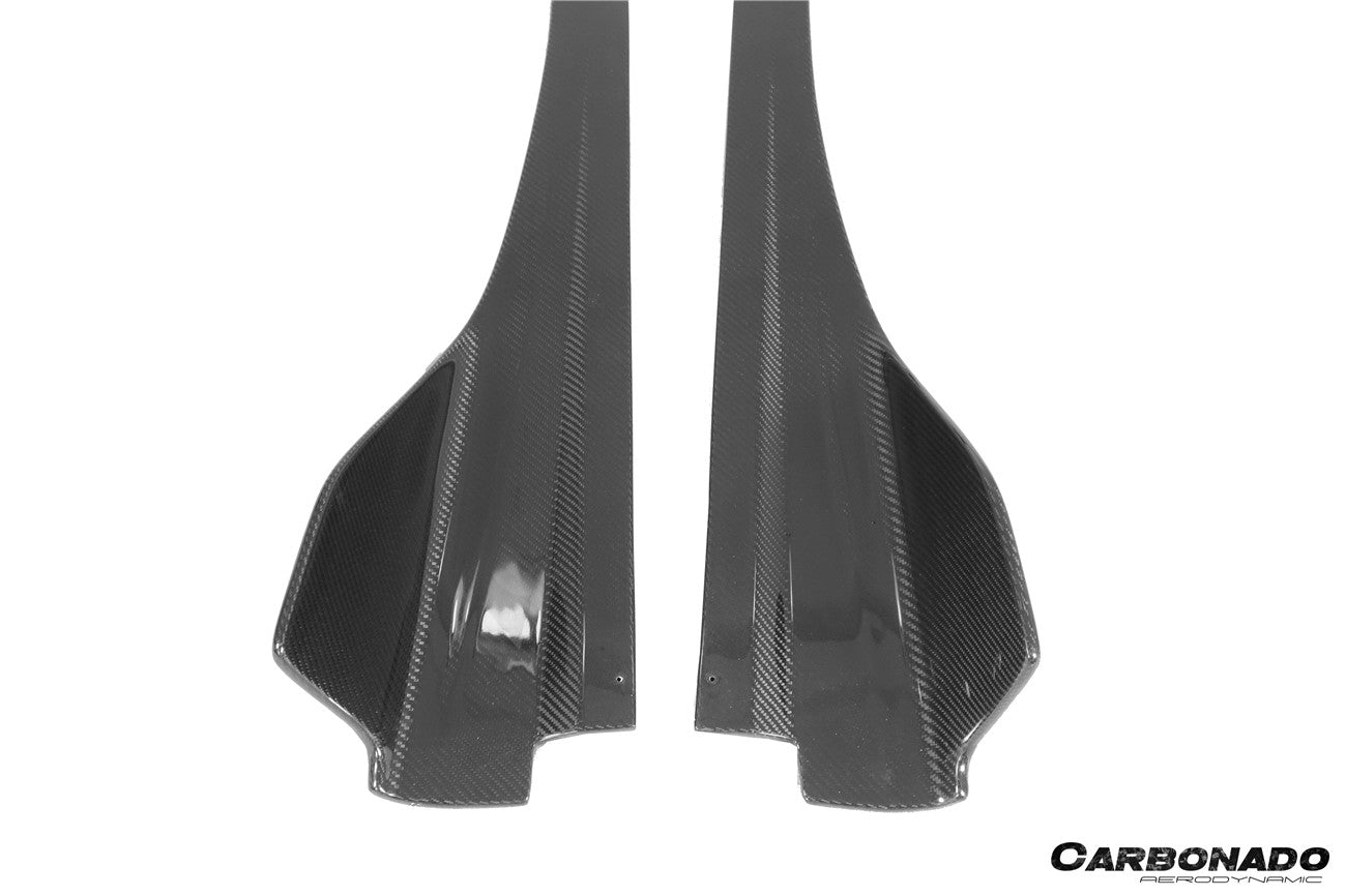 Faldones laterales de fibra de carbono estilo autoclave para el McLaren 720S Spider Coupé VRS Carbonado 2017-2022
