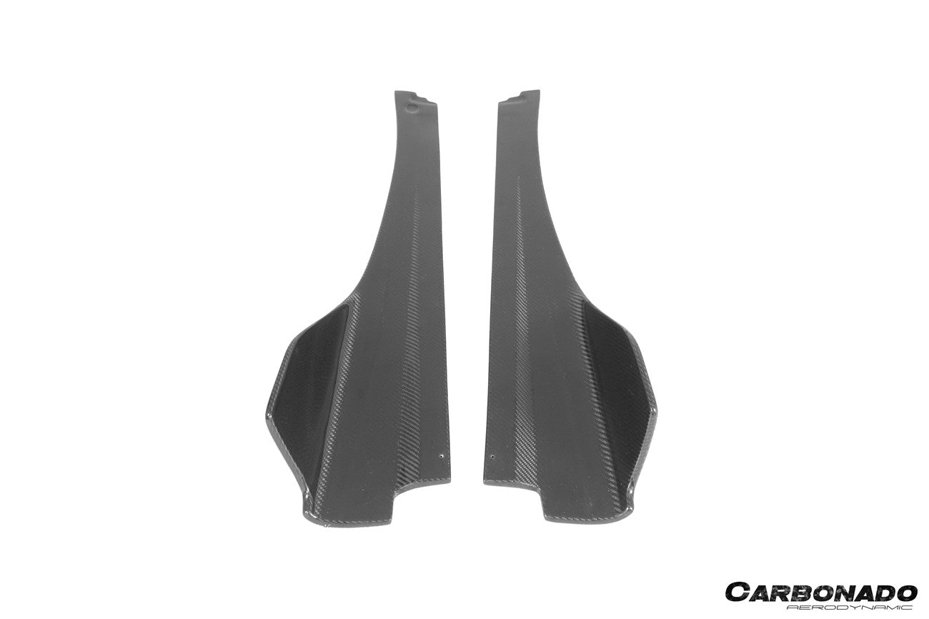 Faldones laterales de fibra de carbono estilo autoclave para el McLaren 720S Spider Coupé VRS Carbonado 2017-2022