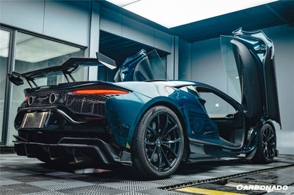 McLaren Artura Coupé DarwinPRO 2023-UP | Difusor trasero de fibra de carbono autoclave estilo Spider AM