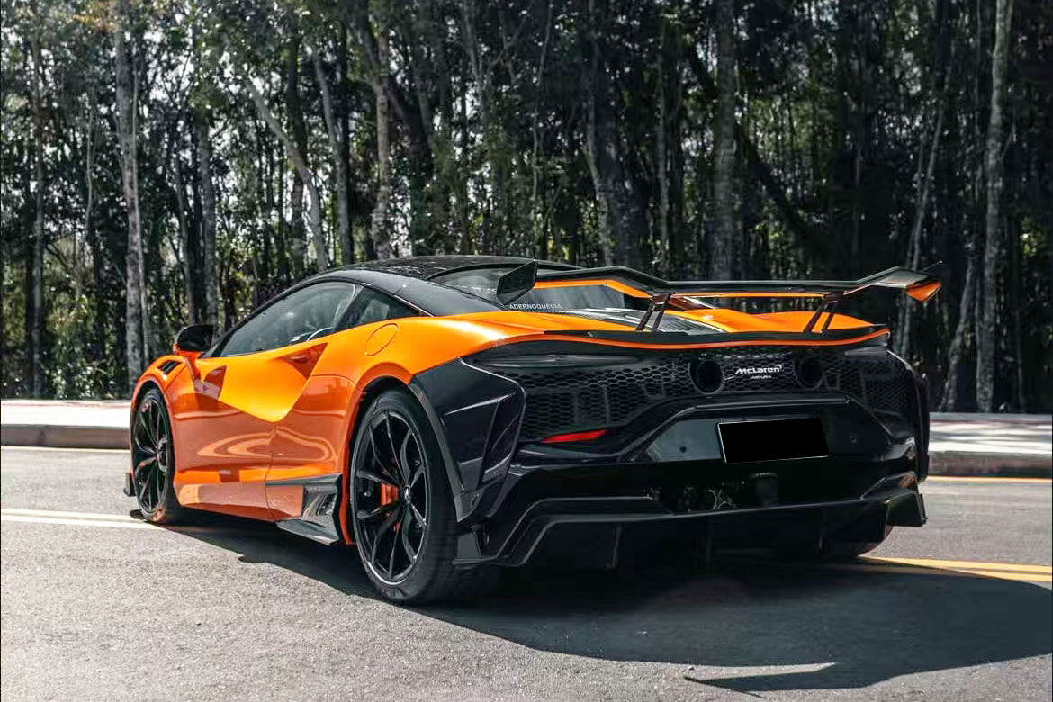 McLaren Artura Coupé DarwinPRO 2023-UP | Difusor trasero de fibra de carbono autoclave estilo Spider AM