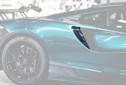 DarwinPRO 2023-UP McLaren Artura Coupe | Spider AM Style Autoclave Carbon Fiber Quarter Panel Side Scoops