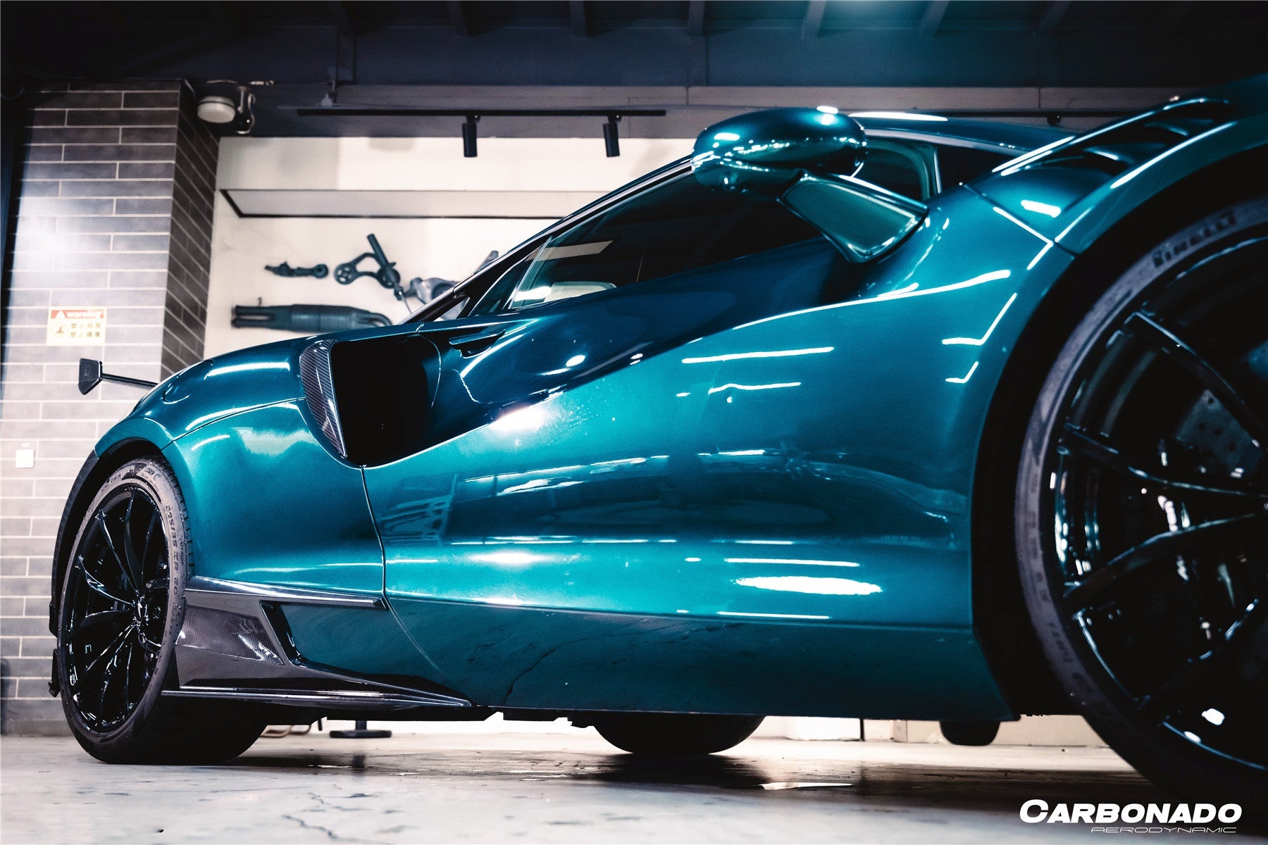 DarwinPRO 2023-UP McLaren Artura Coupe | Spider AM Style Autoclave Carbon Fiber Quarter Panel Side Scoops
