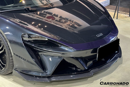 McLaren Artura Coupé Carbonado 2023-UP | Borde frontal de fibra de carbono autoclave estilo Spider NVT