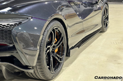 Carbonado 2023-UP McLaren Artura Coupe | Spider NVT Style Autoclave Carbon Fiber Rear Bumper Side Panels