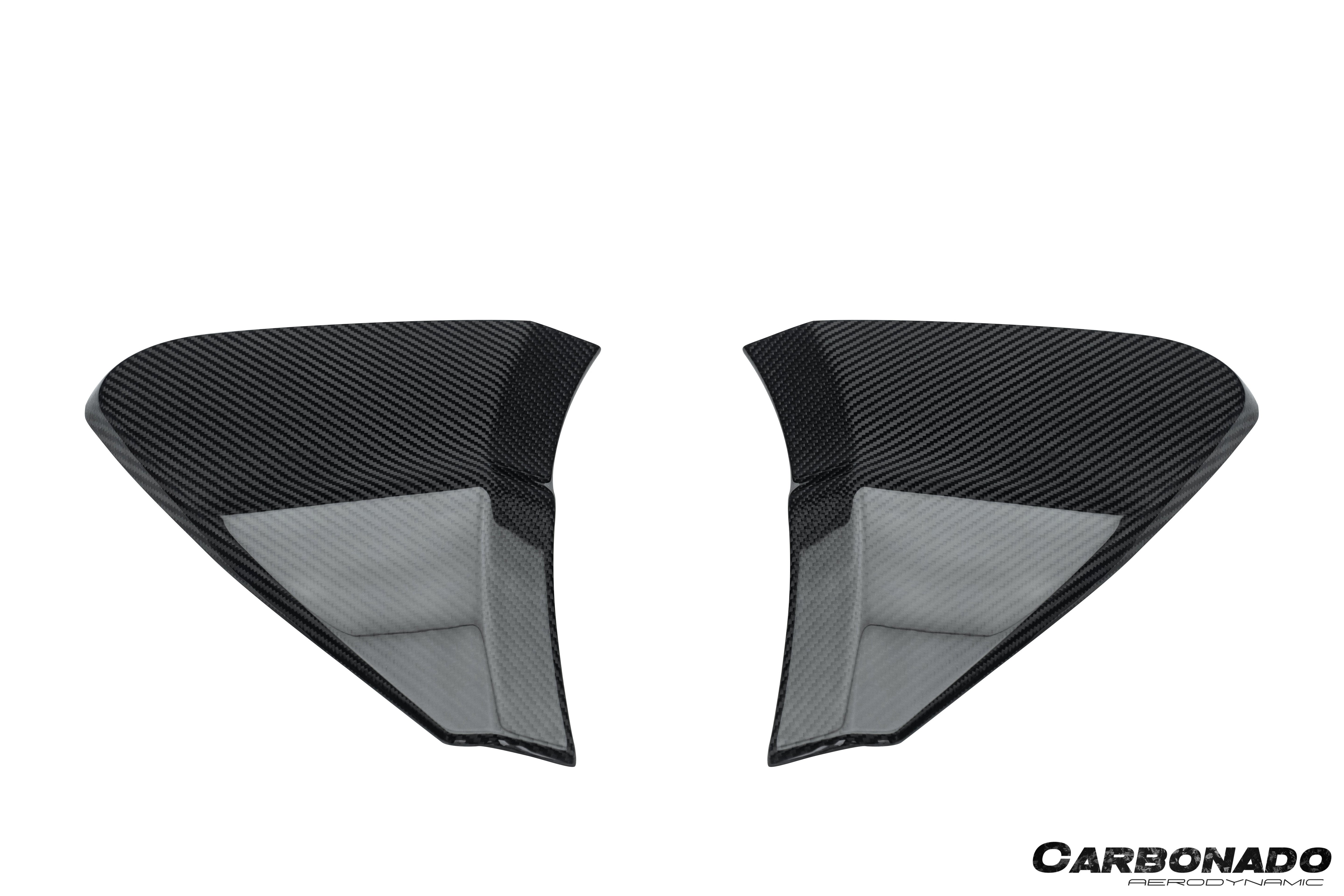 Carbonado 2023-UP McLaren Artura Coupe | Spider NVT Style Autoclave Carbon Fiber Rear Bumper Side Panels