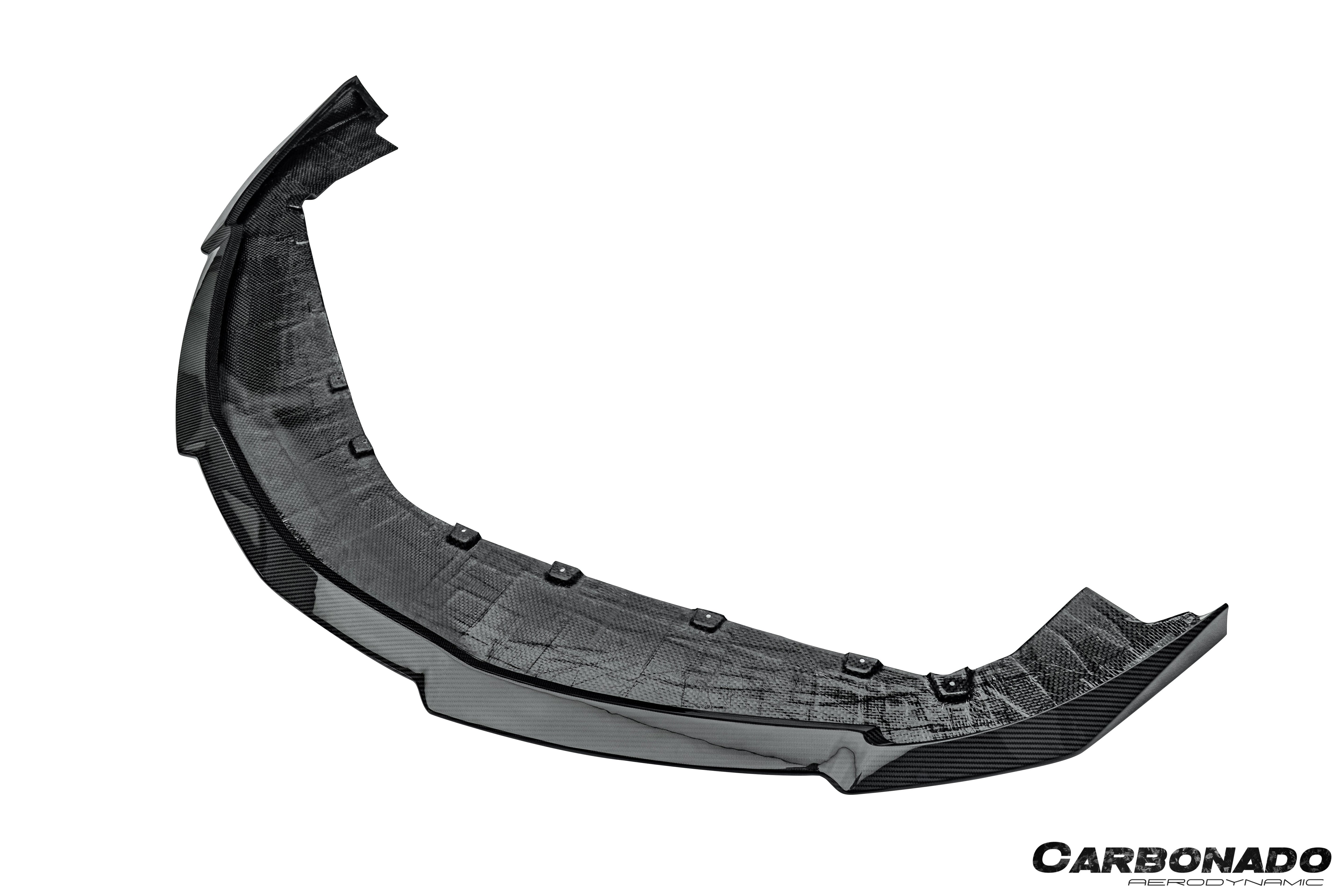 McLaren Artura Coupé Carbonado 2023-UP | Borde frontal de fibra de carbono autoclave estilo Spider NVT