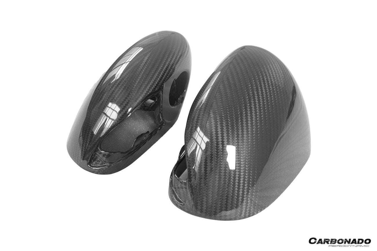 Reemplazo de carcasa de espejo de fibra de carbono seco estilo OE para McLaren GT Carbonado 2019-2024