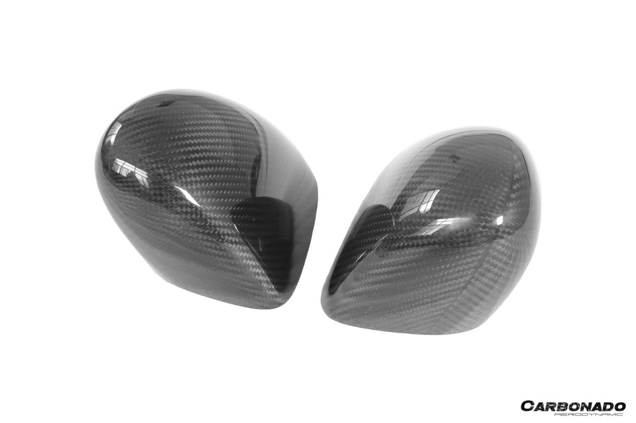 Reemplazo de carcasa de espejo de fibra de carbono seco estilo OE para McLaren GT Carbonado 2019-2024