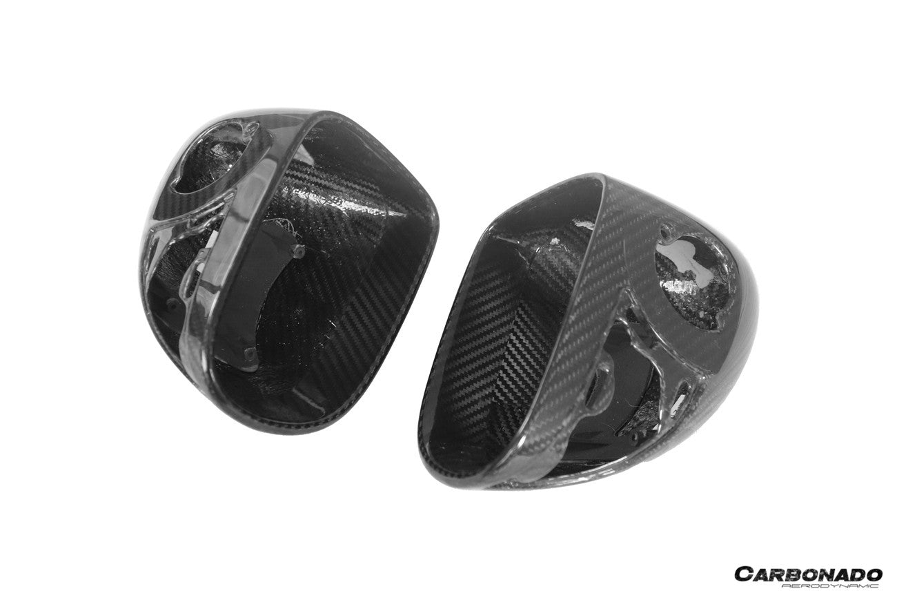 Reemplazo de carcasa de espejo de fibra de carbono seco estilo OE para McLaren GT Carbonado 2019-2024
