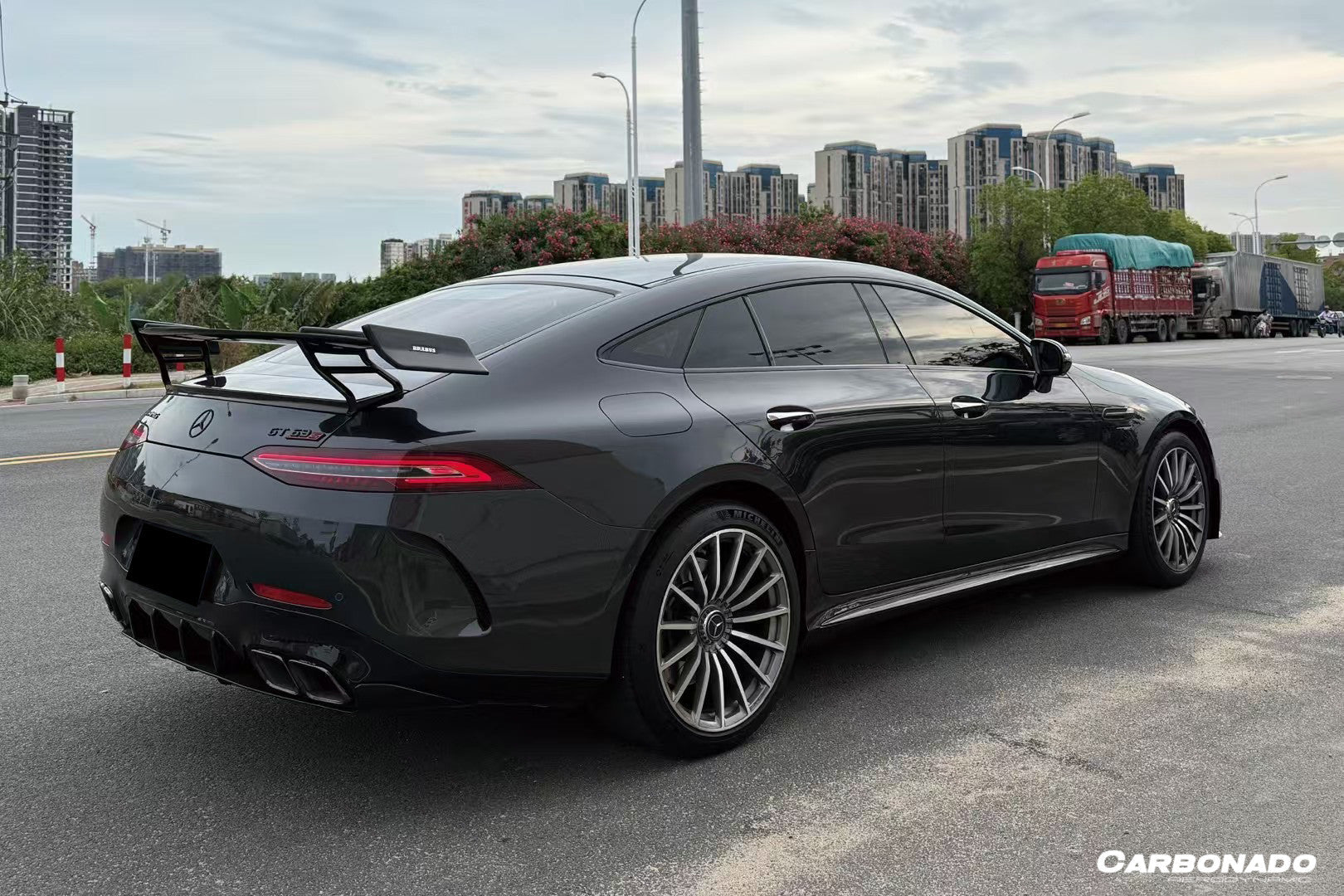 Carbonado 2019-2024 Mercedes Benz AMG GT53 GT50 GT43 4Door Coupe X290 GT63 Style Rear Bumper