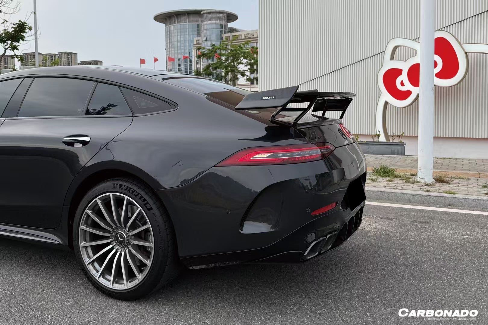 Carbonado 2019-2024 Mercedes Benz AMG GT53 GT50 GT43 4Door Coupe X290 GT63 Style Rear Bumper