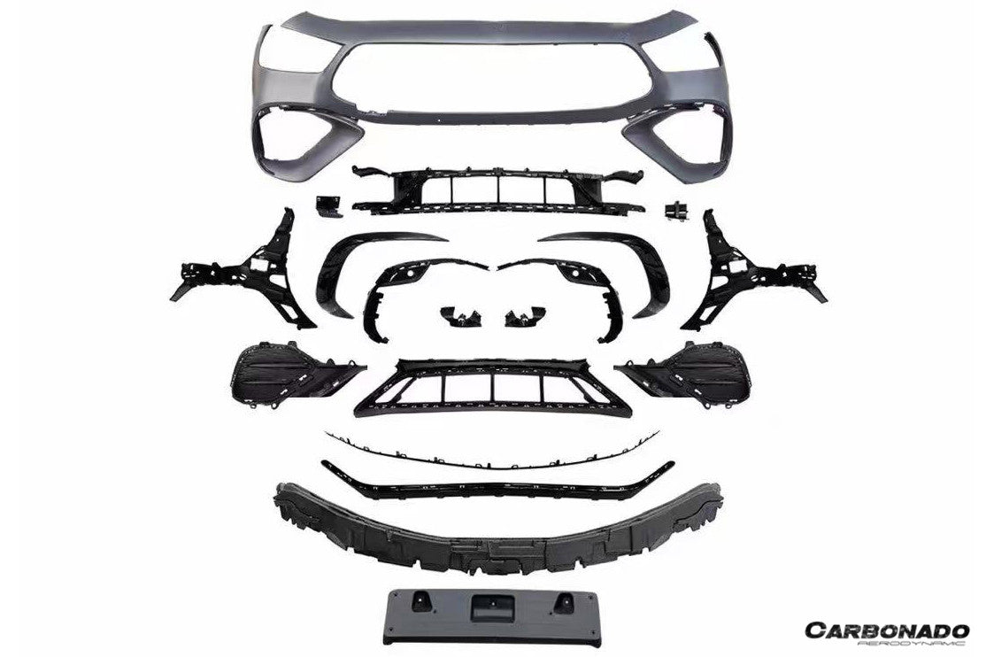 Carbonado 2019-2024 Mercedes Benz AMG GT53 GT50 GT43 4Door Coupe X290 GT63 Style Front Bumper
